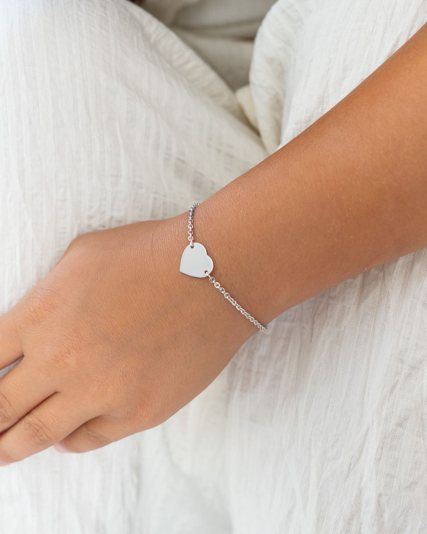 Engraving bracelet engraving plate heart-14