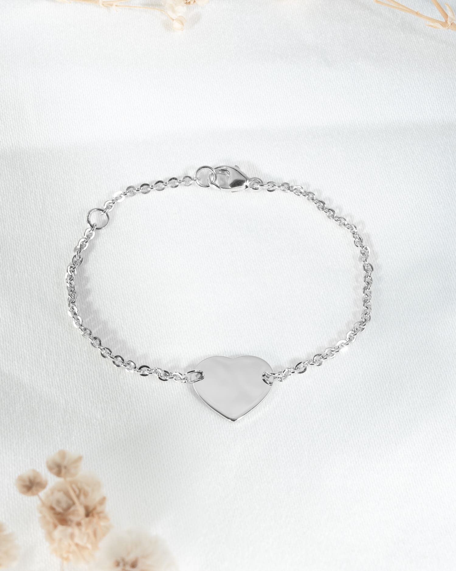 Engraving bracelet engraving plate heart-14