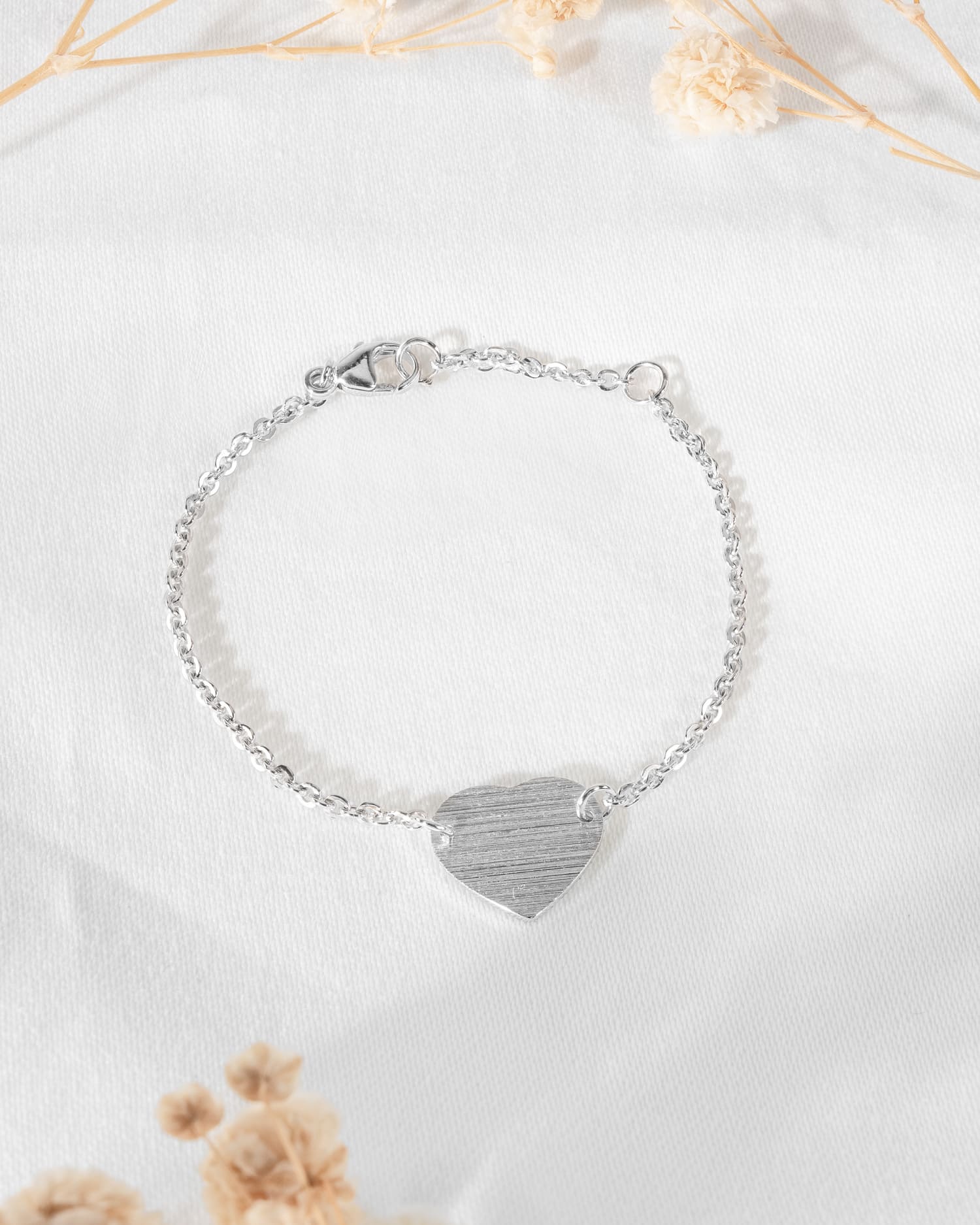 Engraving bracelet engraving plate heart-14