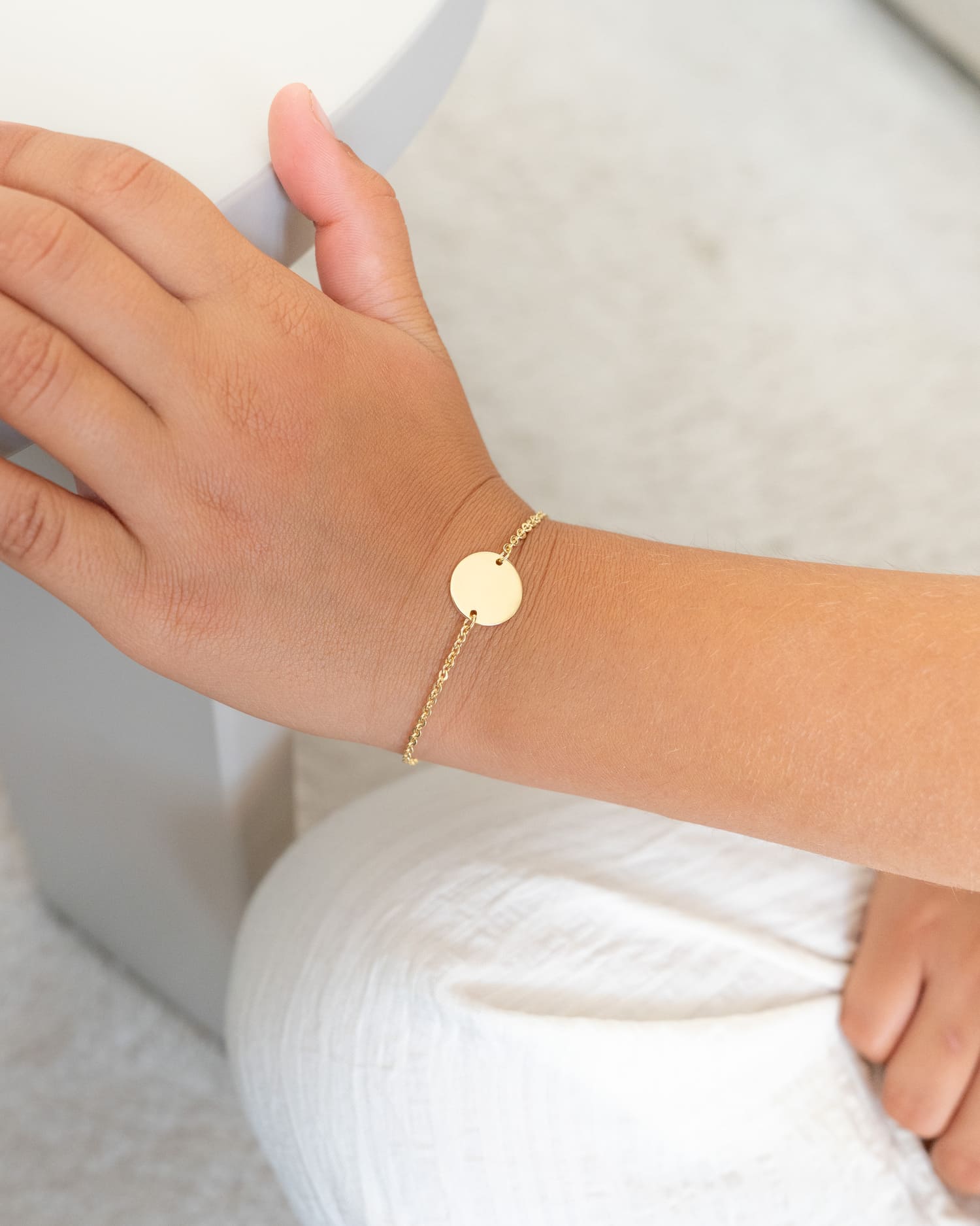 Engraving bracelet engraving plate round