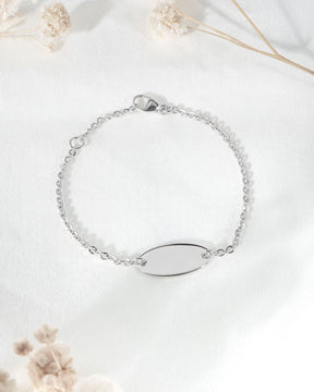 Engraving bracelet engraving plate oval-6