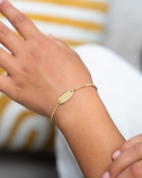 Engraving bracelet engraving plate oval-6