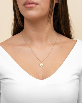 Engraving plates pendant necklace baby feet zirconia 12mm-3