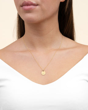 Engraving plates pendant necklace guardian angel 12mm-3