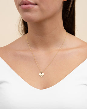 Engraving plates pendant necklace heart guardian angel-3