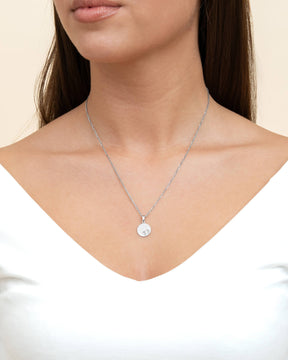 Engraving plates pendant necklace baby feet 12mm