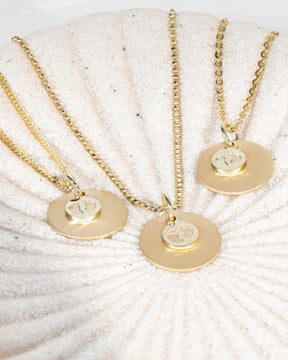 Engraving plates pendant necklace baby feet 14mm