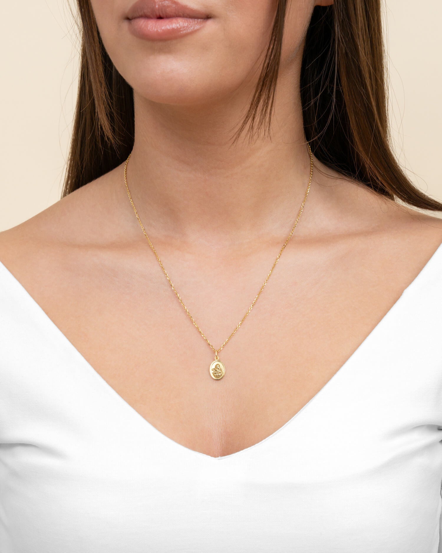 Engraving plates pendant necklace guardian angel