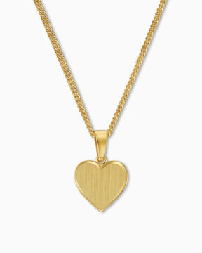 Heart necklace engraving plate pendant 10mm-4