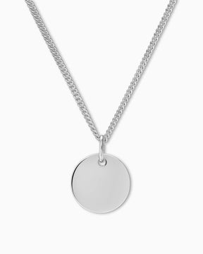 Engraving plates necklace pendant round 12mm-8