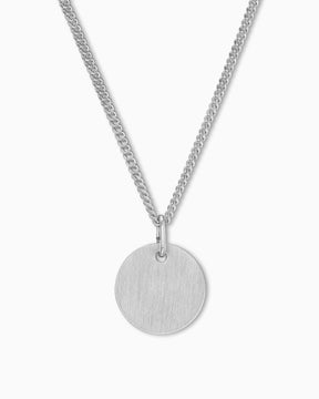 Engraving plates necklace pendant round 12mm-8