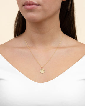 Engraving plates necklace pendant tree of life 12mm