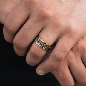 Origin Ring Blue - Gold