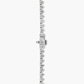 18 " Graduated Lab Grown Diamond Eternity Necklace In 14K White Gold (20 Ct. tw. - F-G / VS2-SI1)