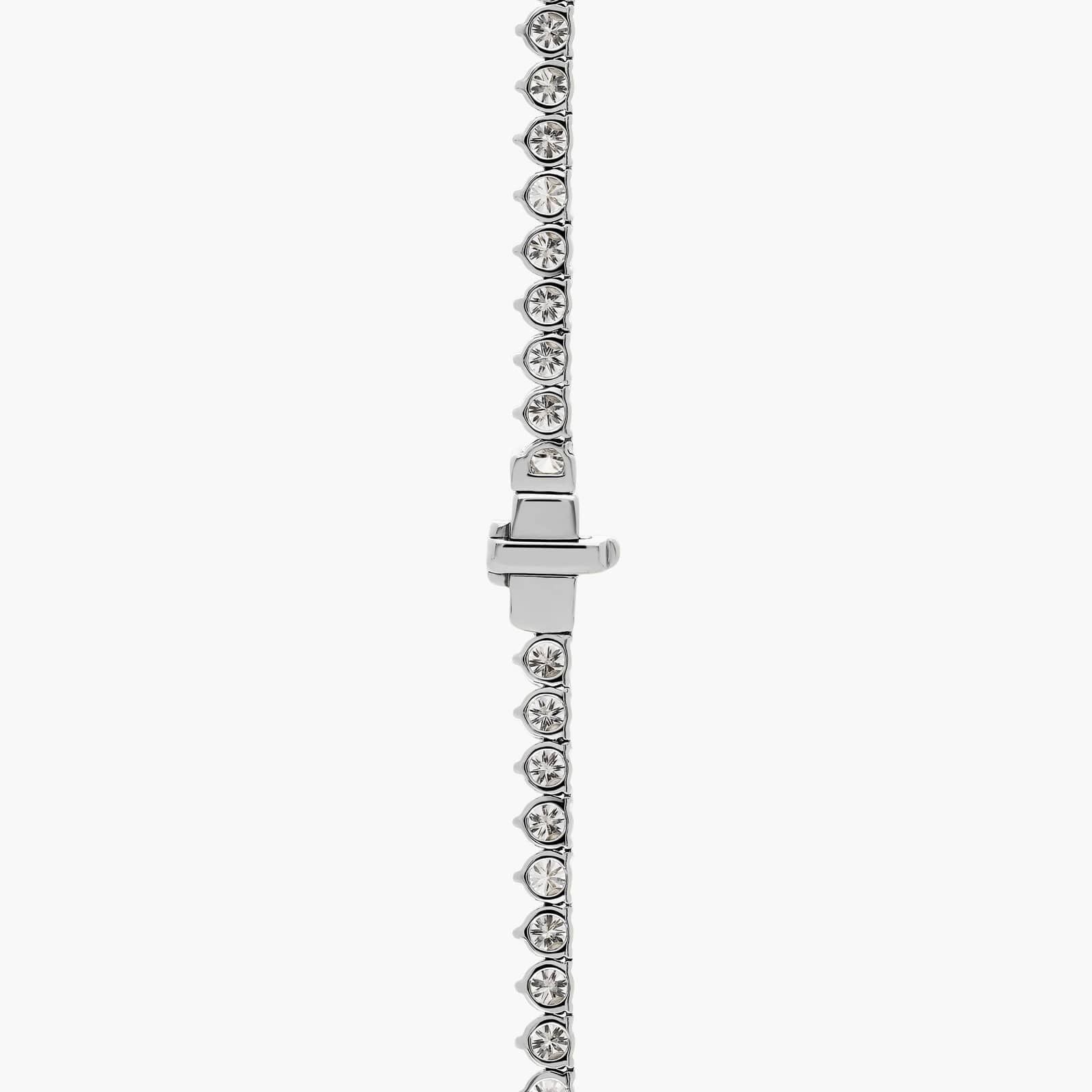 18 " Graduated Lab Grown Diamond Eternity Necklace In 14K White Gold (20 Ct. tw. - F-G / VS2-SI1)