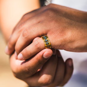 Origin Ring Blue - Gold