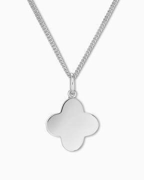Cloverleaf necklace engraving plate
