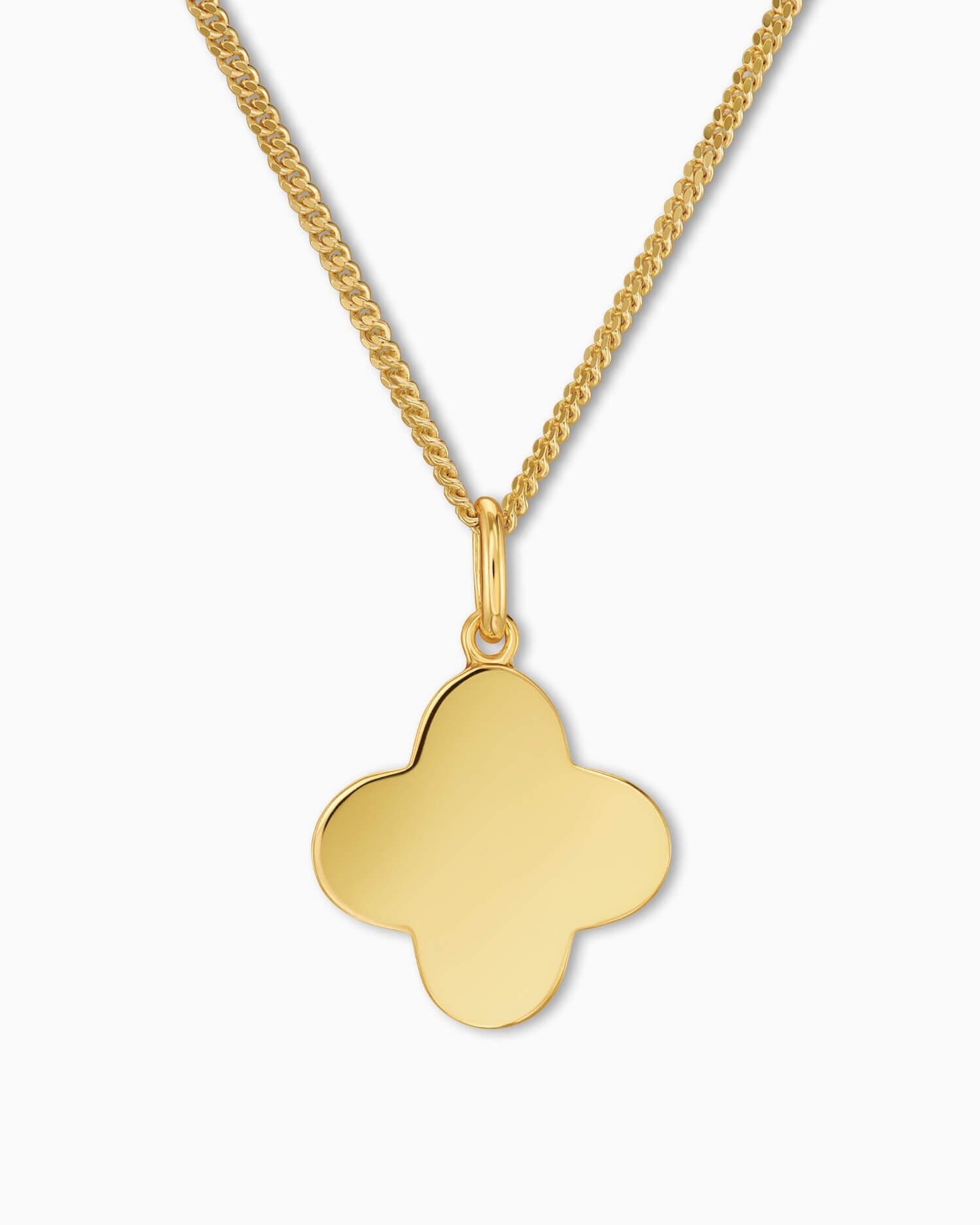 Cloverleaf necklace engraving plate