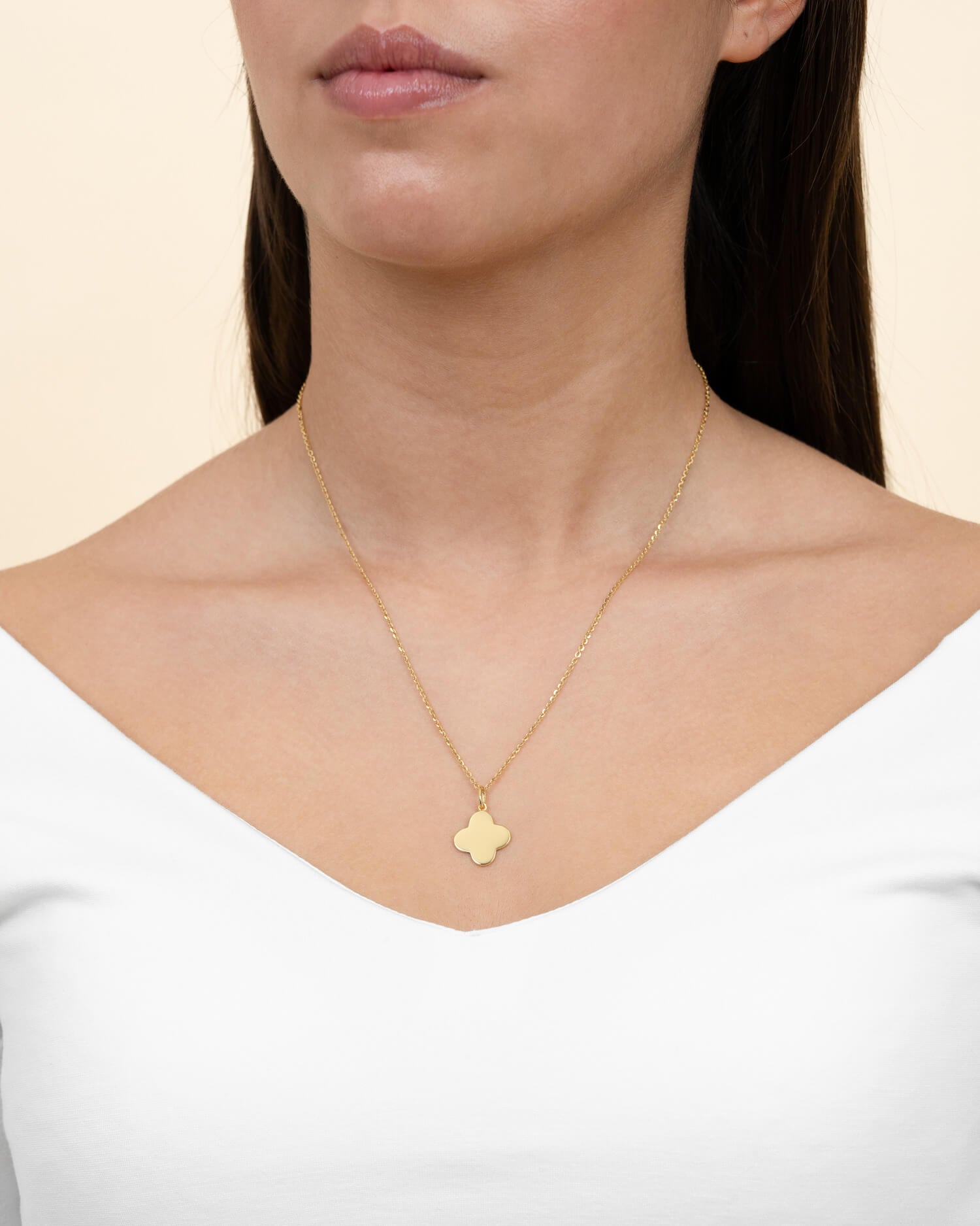 Cloverleaf necklace engraving plate-4