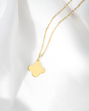 Cloverleaf necklace engraving plate