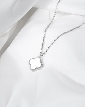 Cloverleaf necklace engraving plate