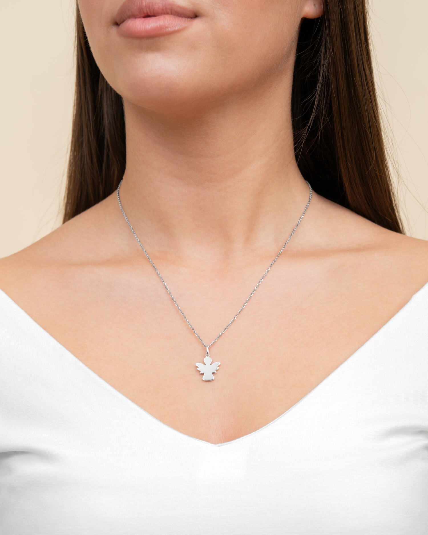 Angel necklace pendant engraving plate-2