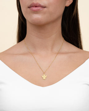 Angel necklace pendant engraving plate-2