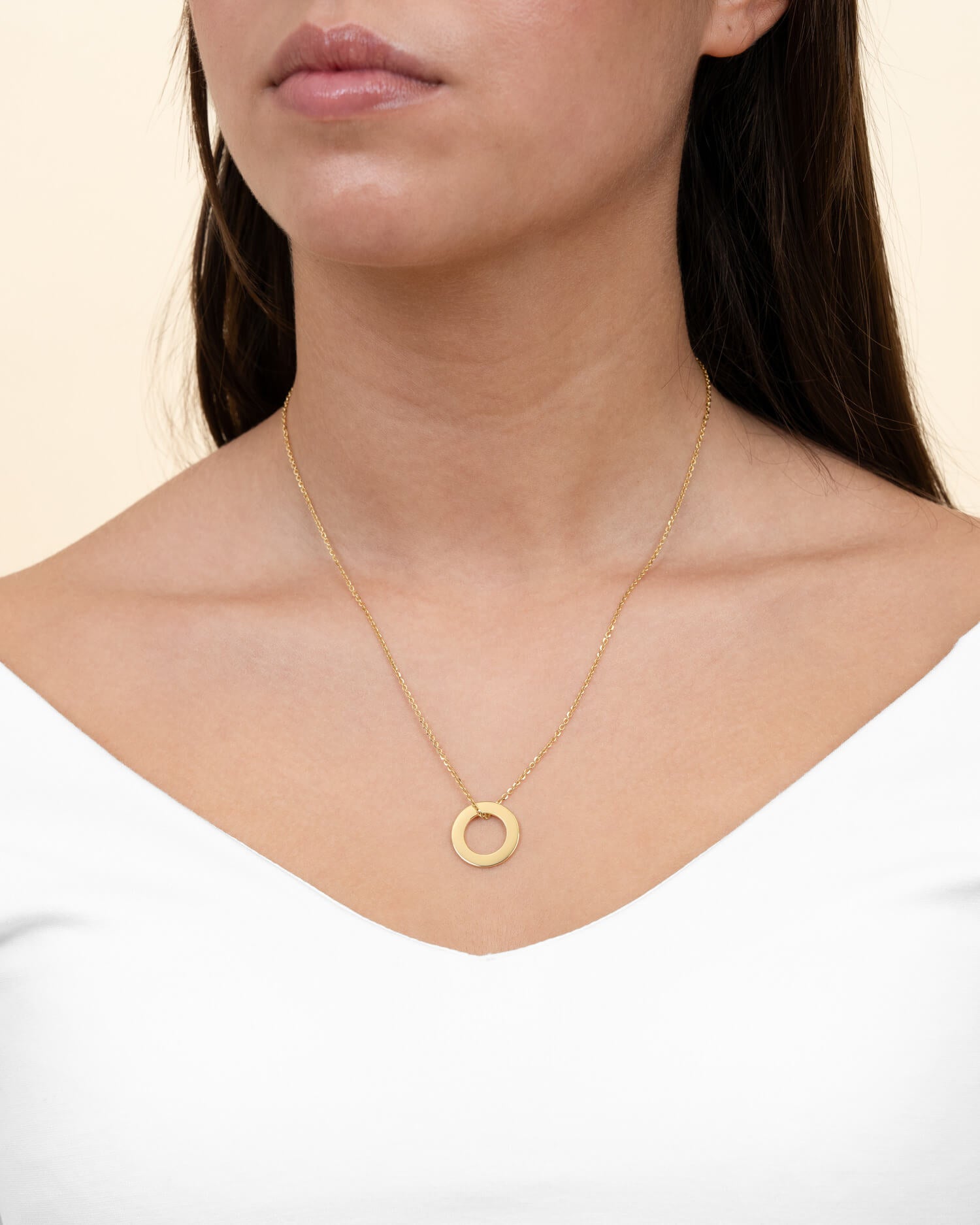 Ring Necklace Engraving plate Pendant-4