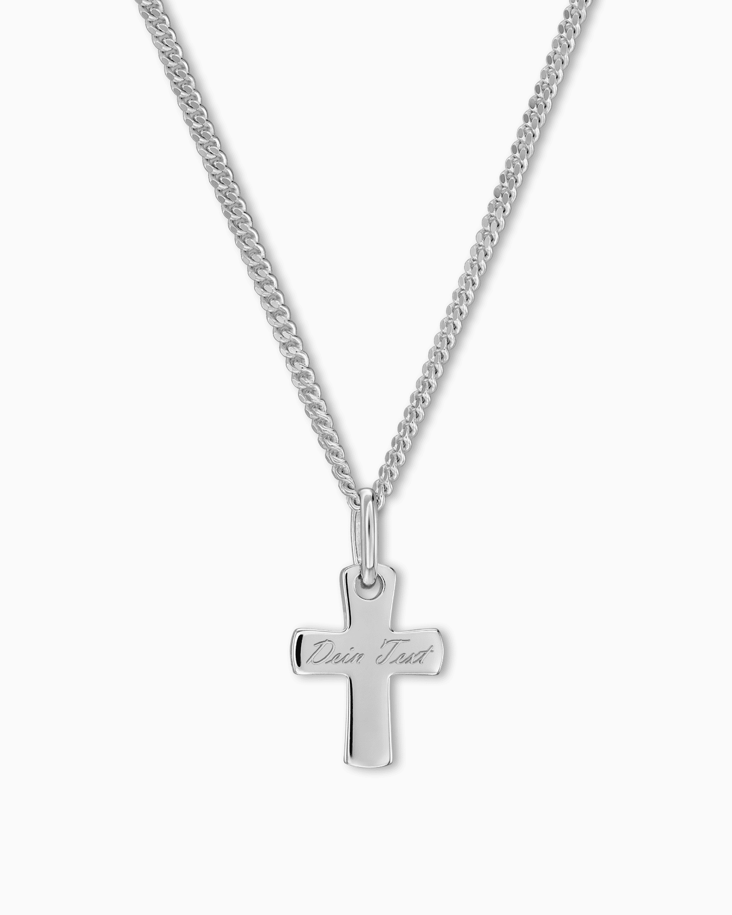 Cross necklace engraving plate pendant-2