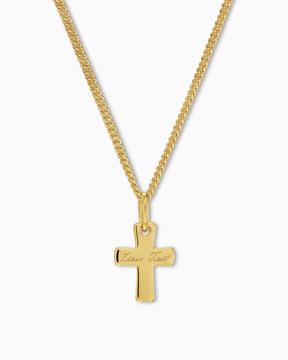 Cross necklace engraving plate pendant-2