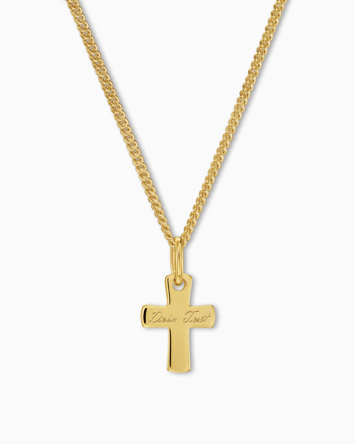 Cross necklace engraving plate pendant