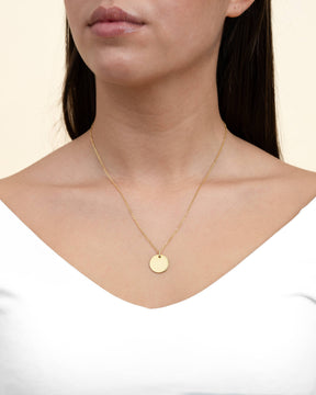 Engraving plates necklace pendant zirconia round-4