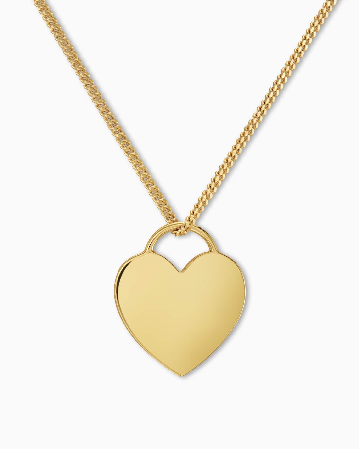 Heart necklace engraving plate pendant