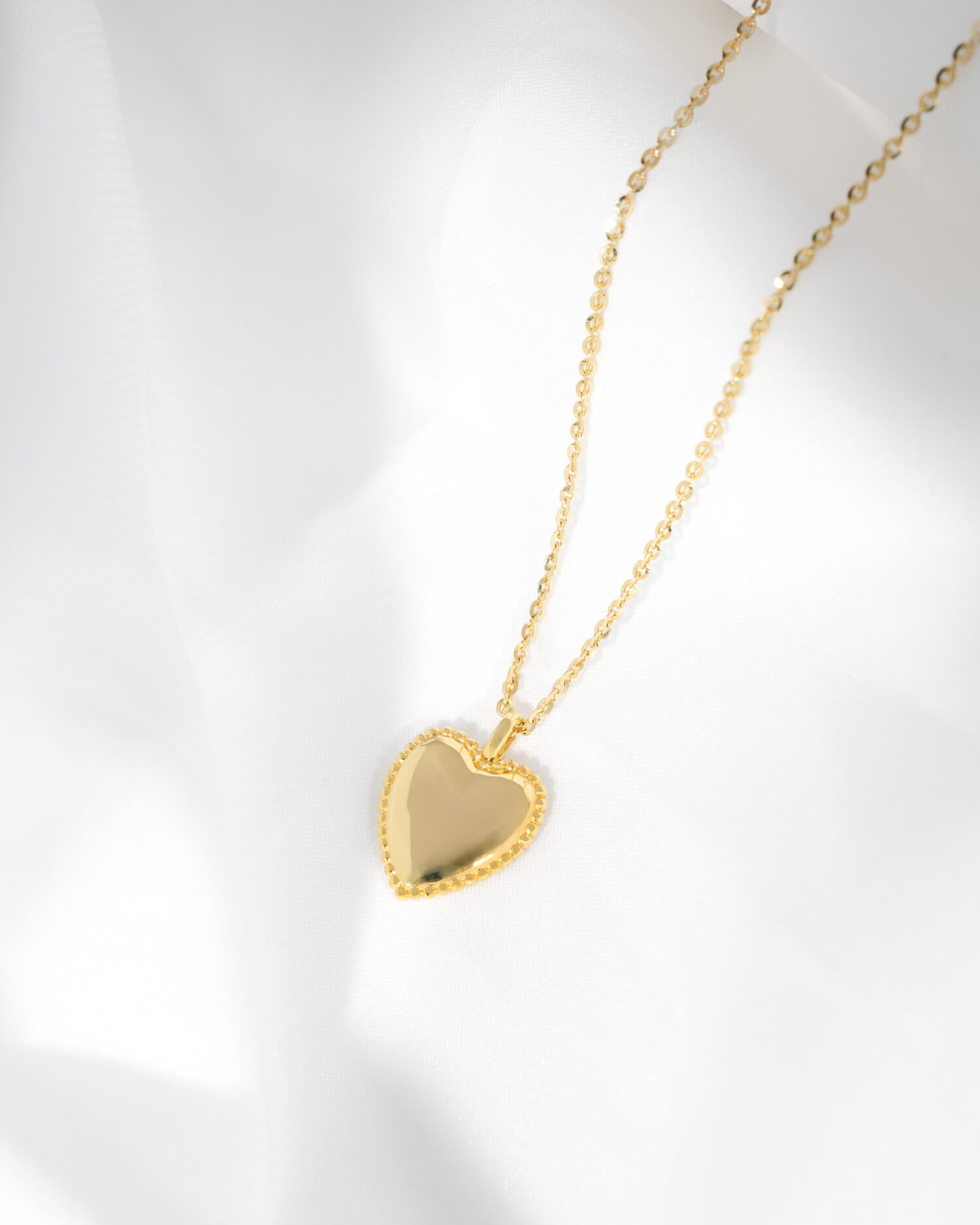 Heart necklace engraving plate pendant