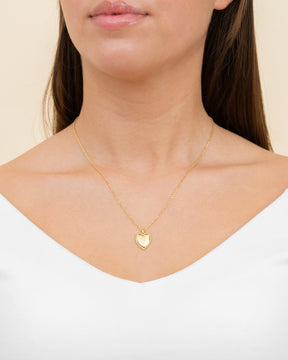 Heart necklace engraving plate pendant