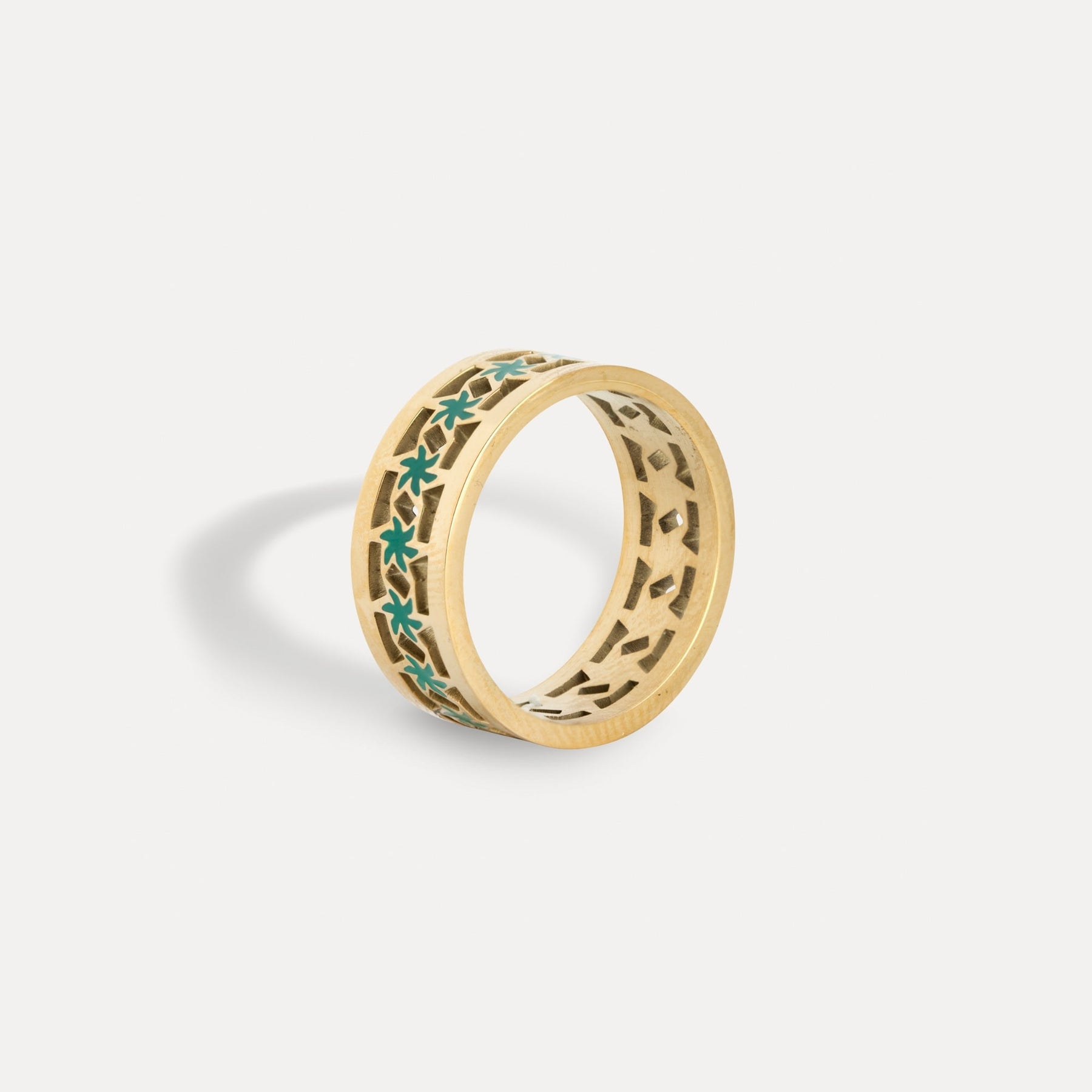 Origin Ring Green - Gold