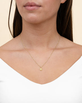 Engraving plates necklace pendant round 8mm