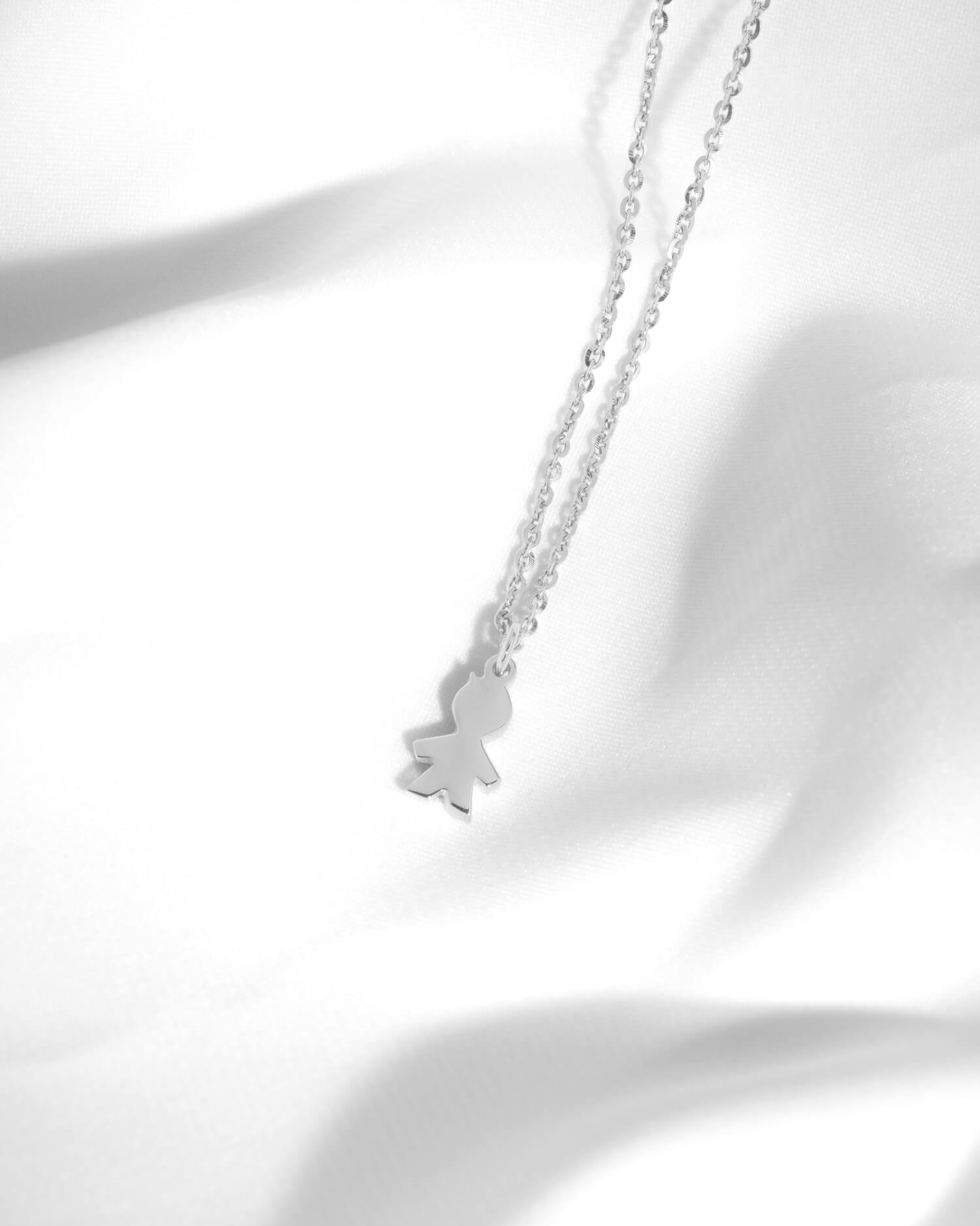 Boys necklace pendant engraving plate