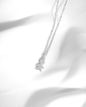 Boys necklace pendant engraving plate