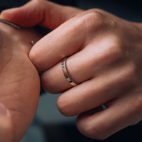 Minimal Band Ring - Silver