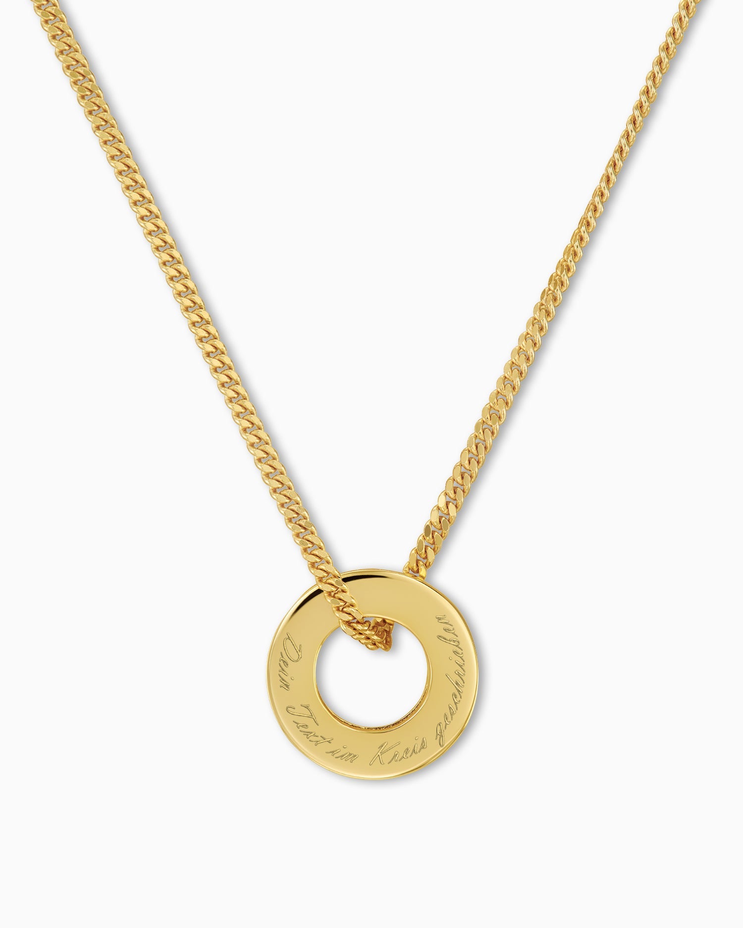 Ring Necklace Engraving plate Pendant-4