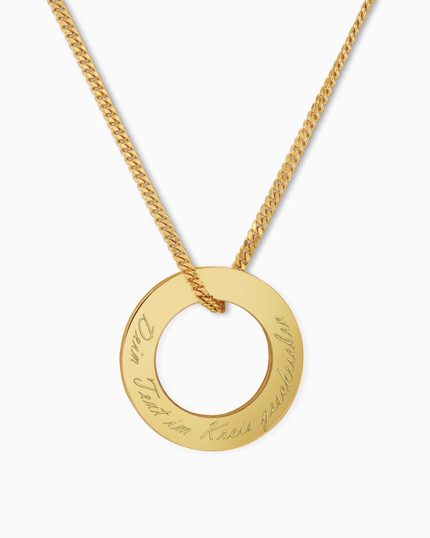 Ring Necklace Engraving plate Pendant-4