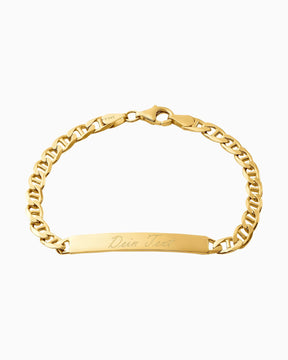 Engraving bracelet Engraving plate Armored bar ID bracelet