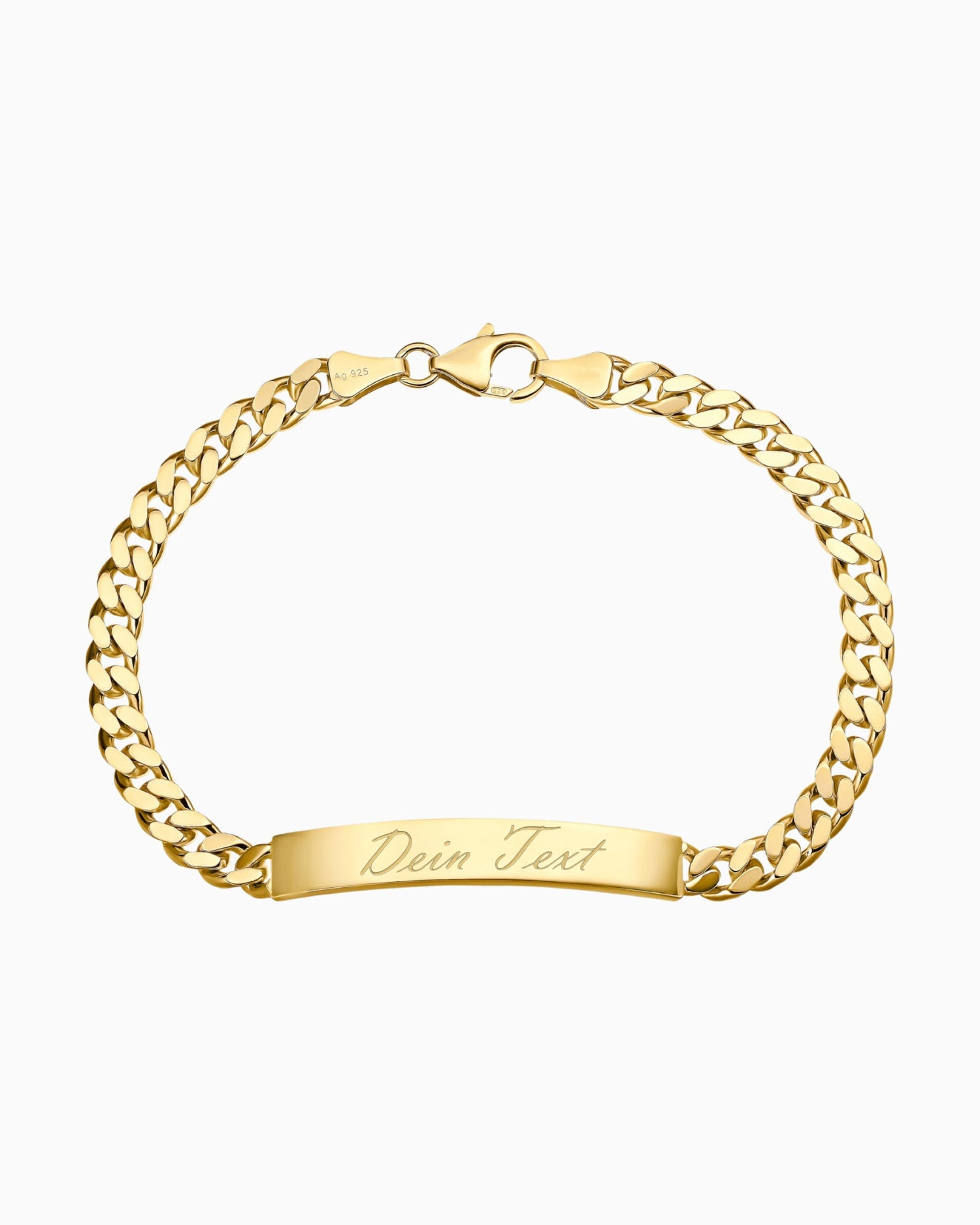 Engraving bracelet Engraving plate Armored ID bracelet