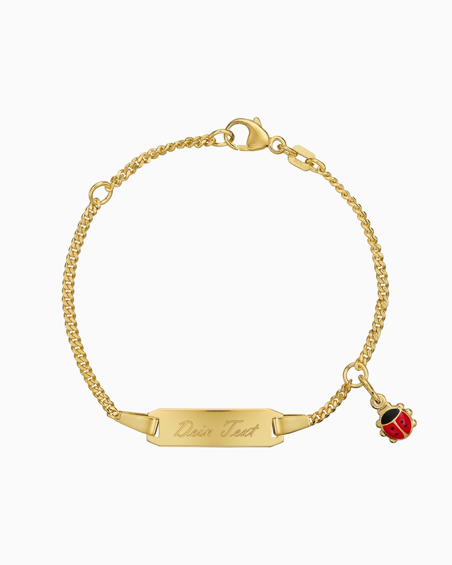 Engraving bracelet engraving plate ladybug