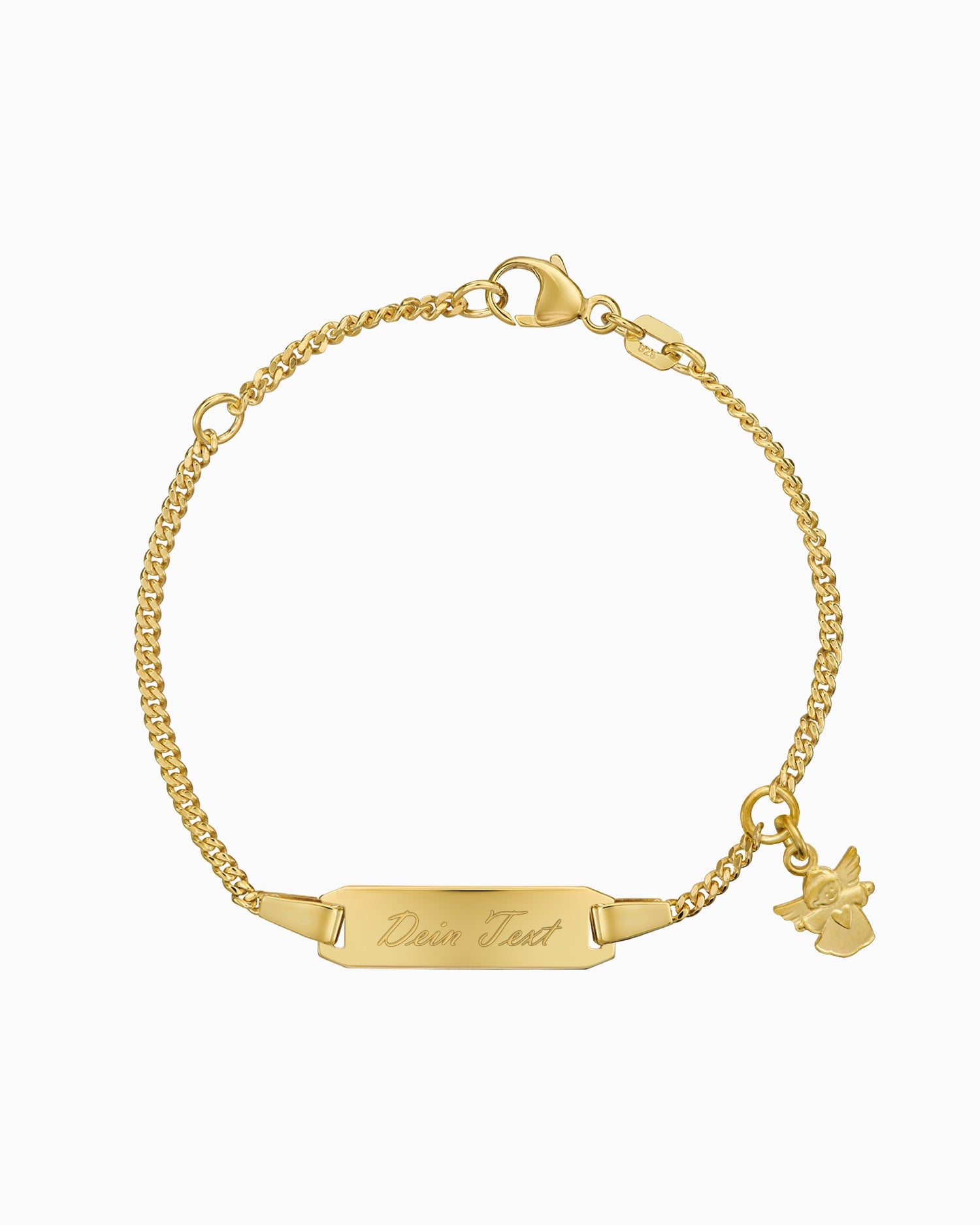 Engraving bracelet Engraving plate Guardian angel