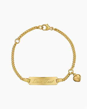 Engraving bracelet engraving plate heart