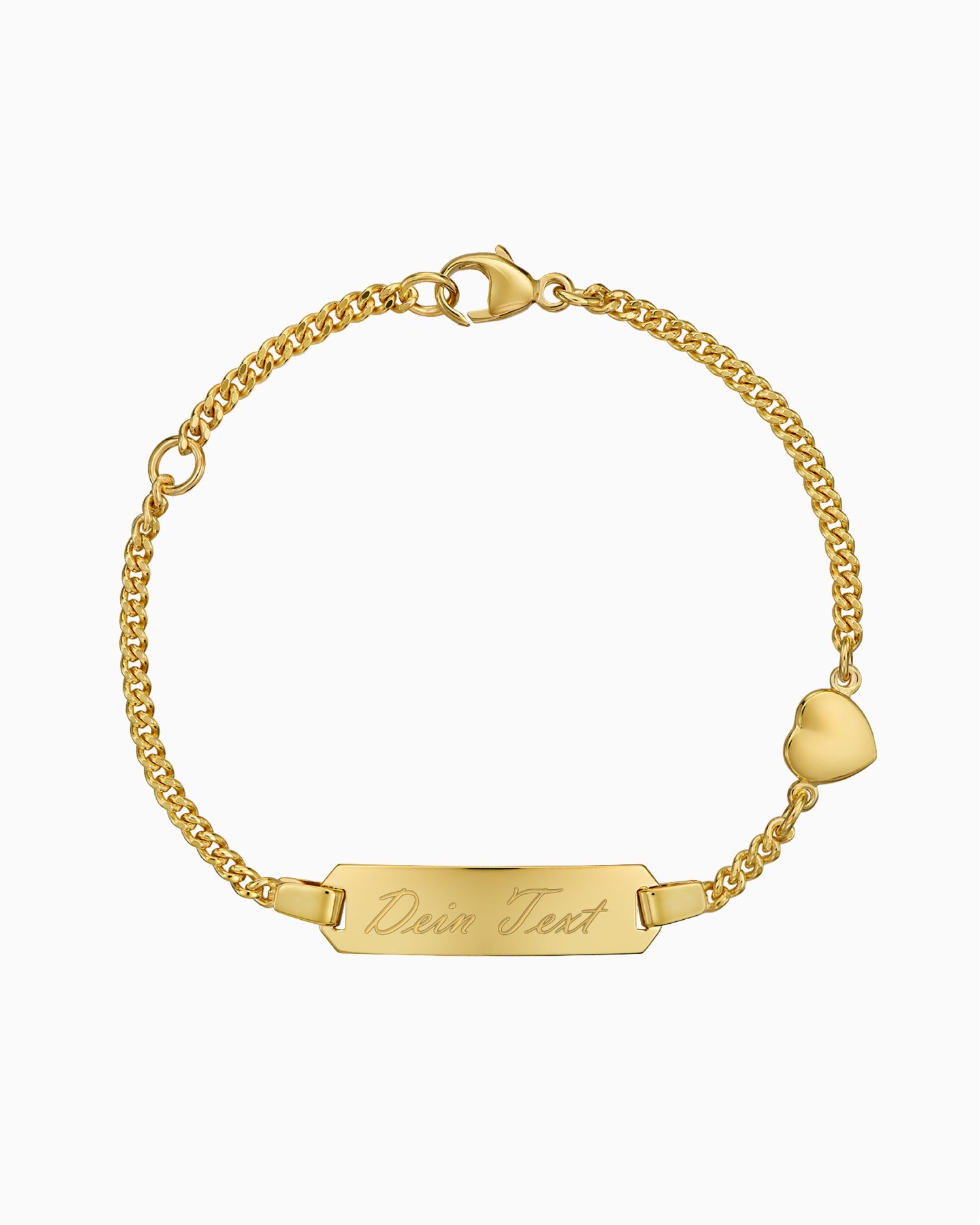 Engraving bracelet engraving plate heart