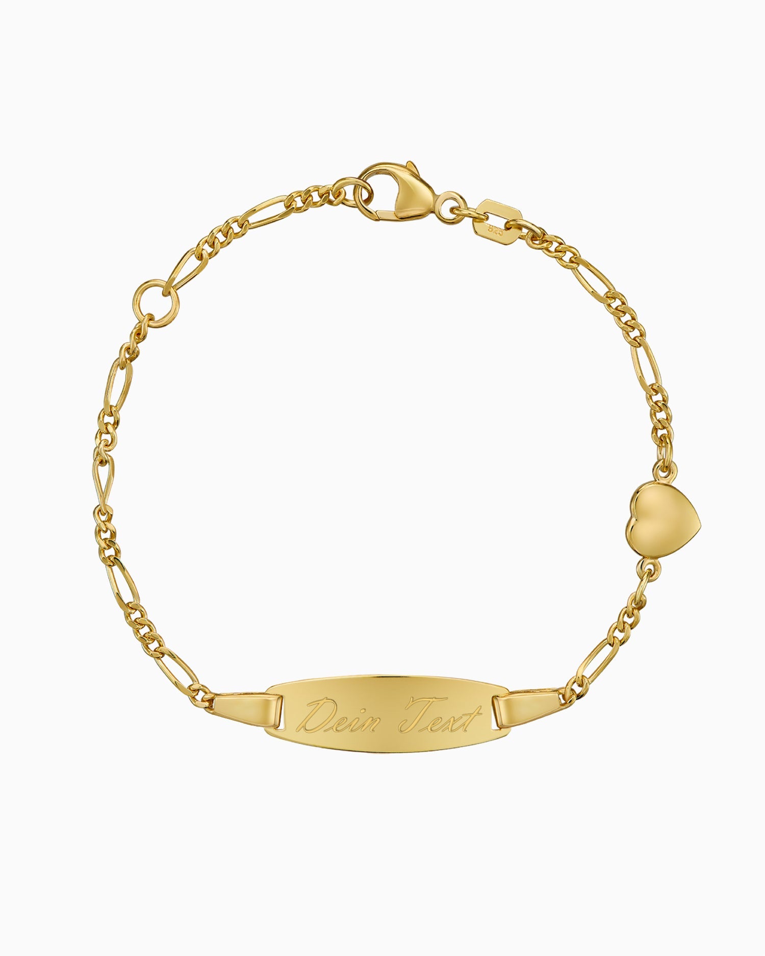 Engraving bracelet engraving plate heart-14