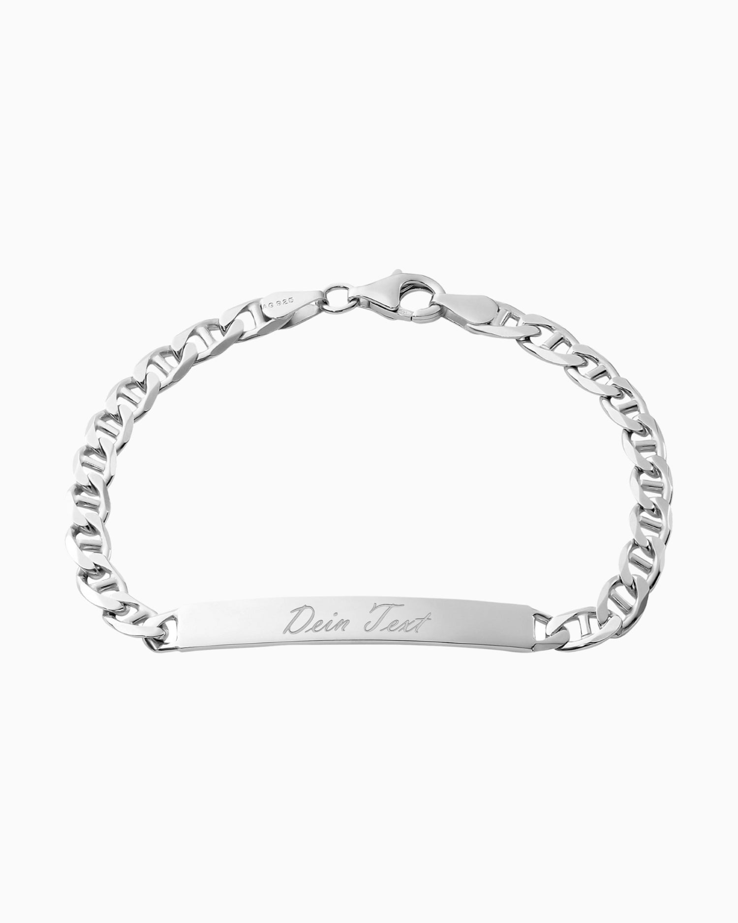 Engraving bracelet Engraving plate Armored bar ID bracelet